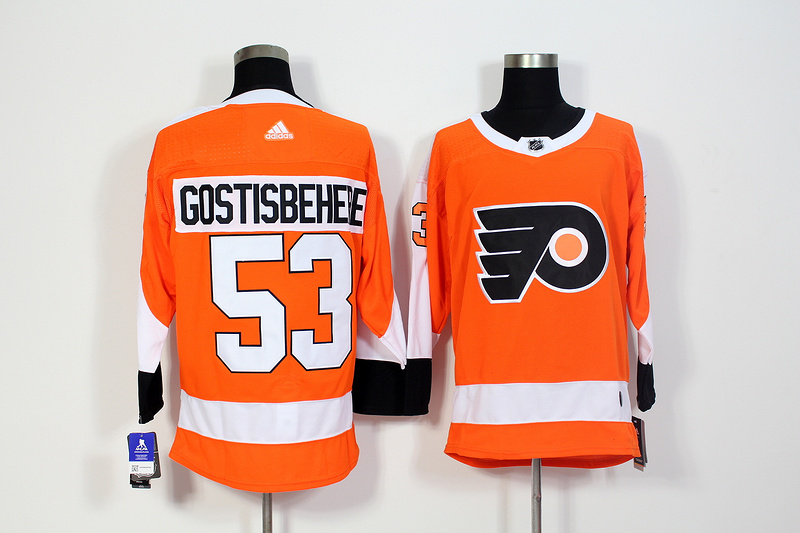 Men's Philadelphia Flyers Shayne Gostisbehere #53 Orange Jersey